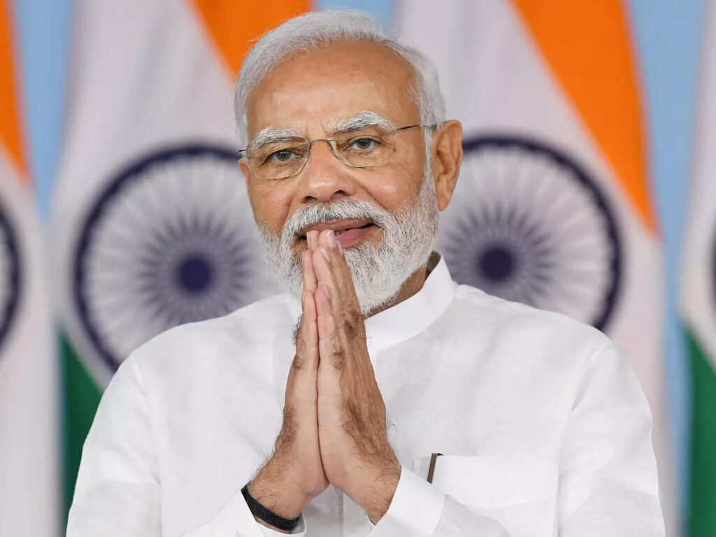 L'attuale Primo Ministro dell'India, Narendra Modi